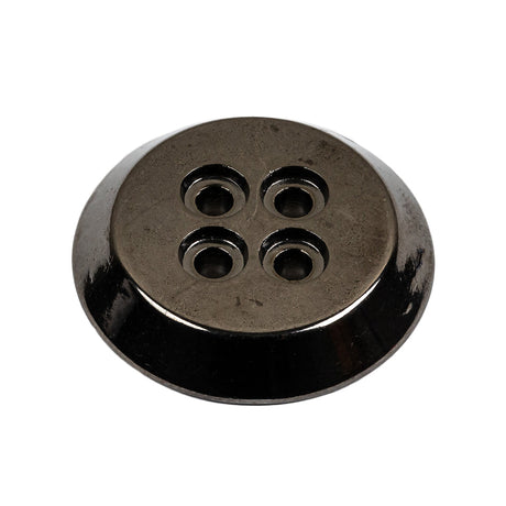 Gunmetal Truncated Cone 4 Hole Metal Button - 44L/28mm