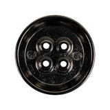 Gunmetal Truncated Cone 4 Hole Metal Button - 44L/28mm