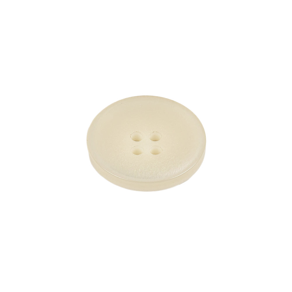 White, Pink and Green Iridescent Shimmer 4 Hole Plastic Saucer Button - 28L/18mm