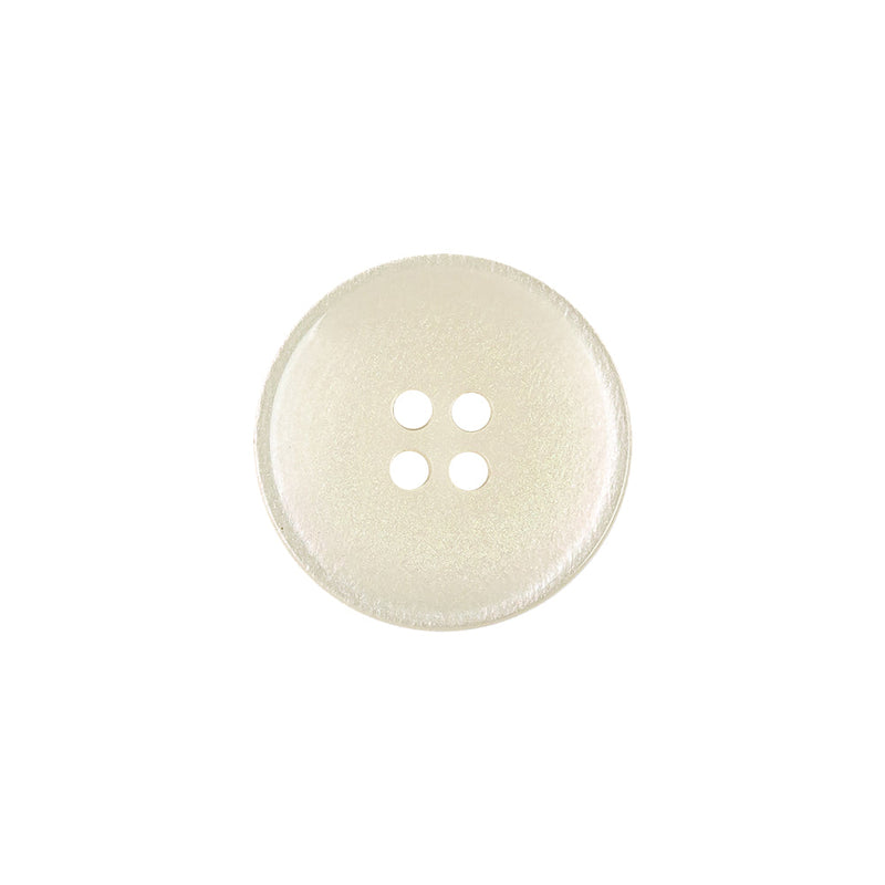 White, Pink and Green Iridescent Shimmer 4 Hole Plastic Saucer Button - 28L/18mm