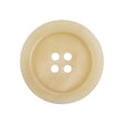 Italian Matte Bleached Sand 4 Hole Plastic Button - 42L/27mm