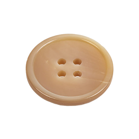 Apricot Cream 4 Hole Shell Button - 40L/25.5mm