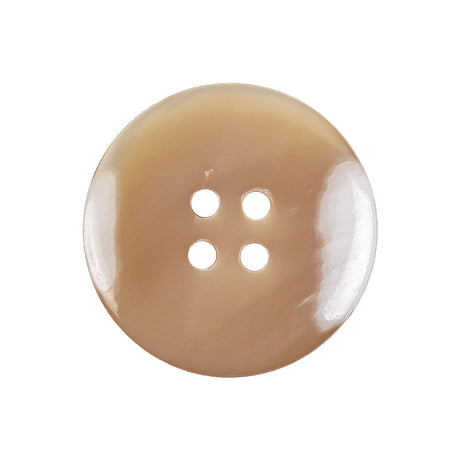 Apricot Cream 4 Hole Shell Button - 40L/25.5mm
