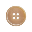 Apricot Cream 4 Hole Shell Button - 40L/25.5mm