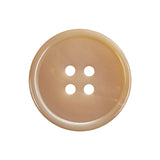 Apricot Cream 4 Hole Shell Button - 40L/25.5mm