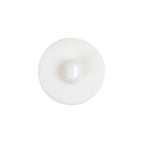 White Wheat Spike Shank Back Button with Studded Rim - 32L/20mm