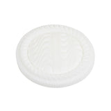 White Waves Rope Rim Shank Back Plastic Button - 44L/28mm