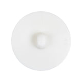 White Waves Rope Rim Shank Back Plastic Button - 44L/28mm