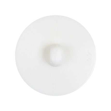 White Waves Rope Rim Shank Back Plastic Button - 44L/28mm