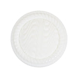 White Waves Rope Rim Shank Back Plastic Button - 44L/28mm