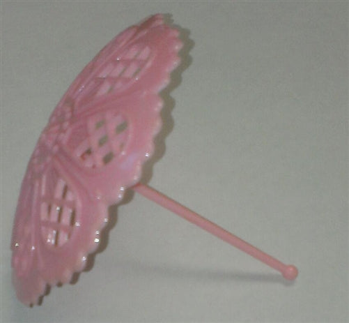 Pink Parasol Cake Topper