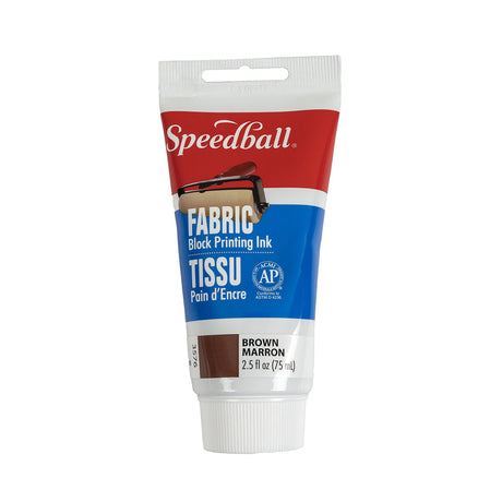 Speedball Brown Fabric Block Printing Ink - 2.5 fl oz