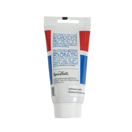 Speedball Opaque White Fabric Block Printing Ink - 2.5 fl oz