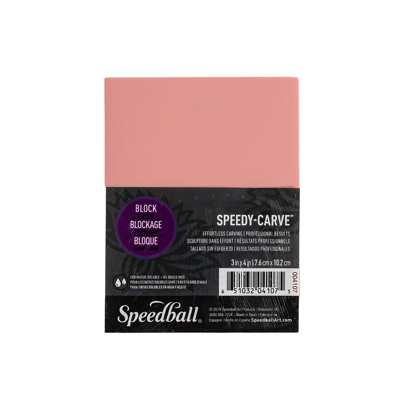 Speedball Speedy Carve Ultra Soft Carving Block - 3 x 4"