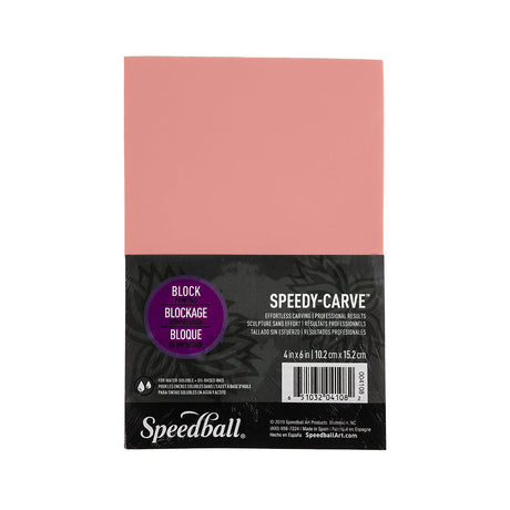 Speedball Speedy Carve Ultra Soft Carving Block - 4 x 6"