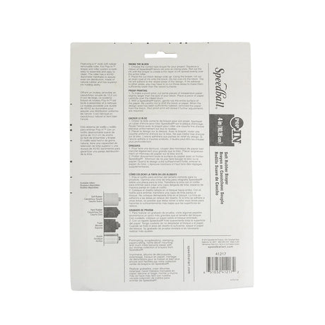 Speedball Soft Rubber Brayer 4"