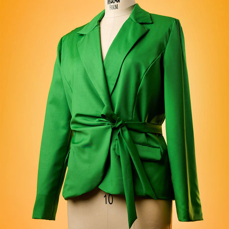 Super 120 Merino Wool Suiting - Fern Green - Finn Collection
