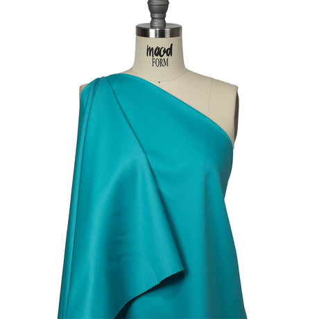 Super 120 Merino Wool Suiting - Peacock Blue - Finn Collection