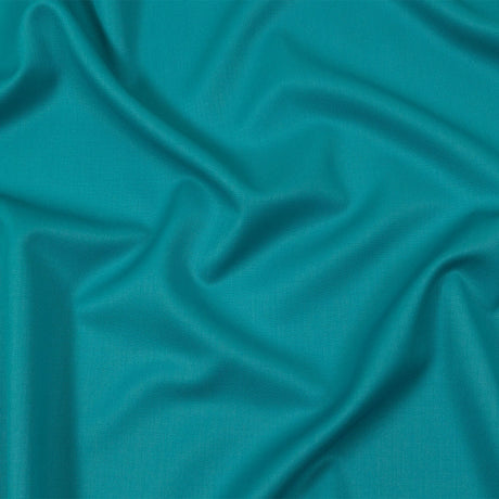 Super 120 Merino Wool Suiting - Peacock Blue - Finn Collection