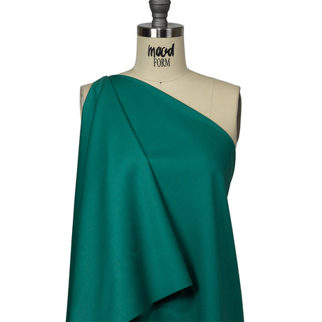Super 120 Merino Wool Suiting - Teal Blue - Finn Collection