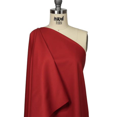 Super 120 Merino Wool Suiting - Tomato - Finn Collection