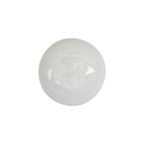 Italian White Anchor Embossed Shank Back Button - 32L/20mm