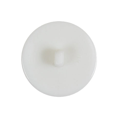 Italian White Anchor Embossed Shank Back Button - 40L/25.5mm