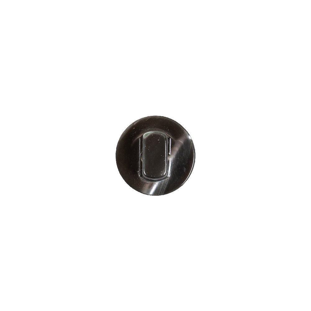 Gray Iridescent Flat Top Shank Back Plastic Button - 16L/10mm