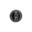 Gunmetal Gray Metallic Screw Head Shank Back Plastic Button - 24L/15mm