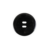 Black Oval Eye 2-Hole Plastic Saucer Button - 32L/20mm