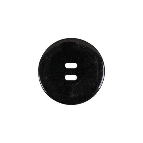 Black Oval Eye 2-Hole Plastic Saucer Button - 32L/20mm