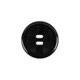 Black Oval Eye 2-Hole Plastic Saucer Button - 32L/20mm