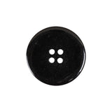 Black and Brown Mosaic Etched Low Convex 4-Hole Plastic Button - 36L/23mm