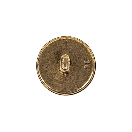 Gold Fancy Faceted Shank Back Plastic Button - 30L/19mm