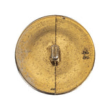 Gold Fancy Faceted Shank Back Plastic Button - 44L/28mm