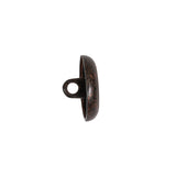 Italian Rusted Iron Shank Back Metal Button - 24L/15mm