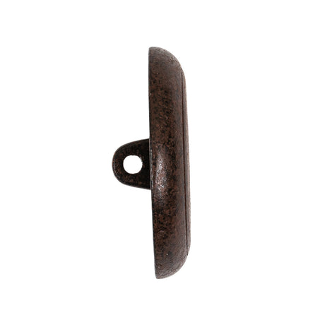 Italian Rusted Iron Shank Back Metal Button - 44L/28mm