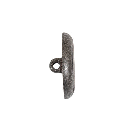 Italian Blue Silver Shank Back Metal Button - 36L/23mm