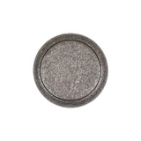 Italian Blue Silver Shank Back Metal Button - 36L/23mm