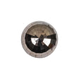 Italian Gunmetal Half Disco Ball Shank Back Plastic Button - 32L/20mm