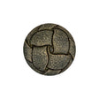 Italian Dusty Olive Knotted Leather-Look Shank Back Plastic Button - 36L/23mm