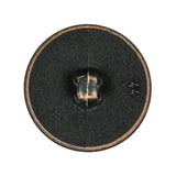 Italian Dusty Olive Knotted Leather-Look Shank Back Plastic Button - 44L/28mm