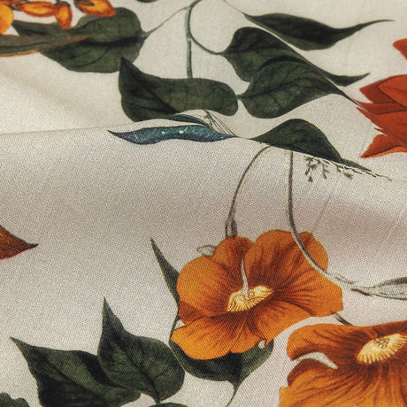 Cotton Voile - Pumice Stone Floral - Garden of Earthly Delights Print - Mood Exclusive Harvest Collection