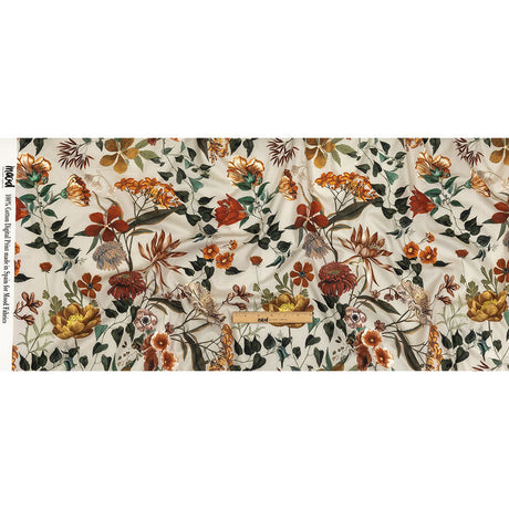 Cotton Voile - Pumice Stone Floral - Garden of Earthly Delights Print - Mood Exclusive Harvest Collection