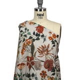 Cotton Voile - Pumice Stone Floral - Garden of Earthly Delights Print - Mood Exclusive Harvest Collection