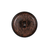 Italian Rusted Iron Shank Back Metal Button - 36L/23mm