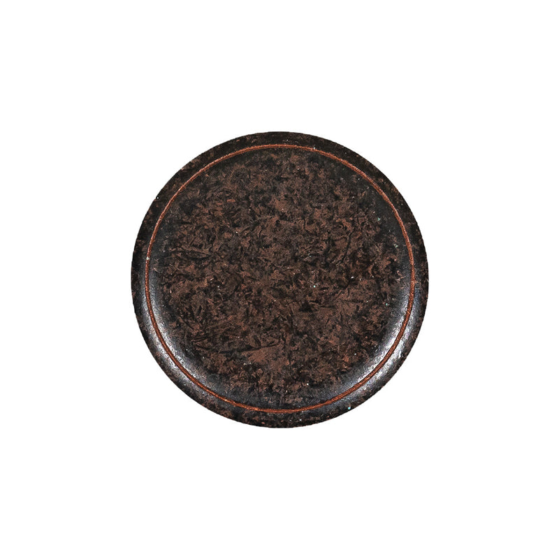 Italian Rusted Iron Shank Back Metal Button - 36L/23mm