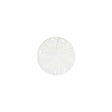 White Bevel Cut Shank Back Plastic Button - 20L/12.5mm