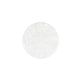 White Bevel Cut Shank Back Plastic Button - 30L/19mm