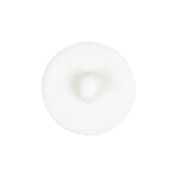 White Bevel Cut Shank Back Plastic Button - 36L/23mm